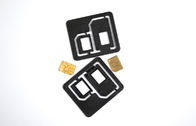 Πλαστικό 2 προσαρμοστές 1 στους νανο διπλούς κάρτας SIM, πλαστικά ABS 3.9 X 3.4cm