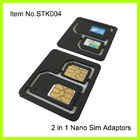 3FF - 2FF προσαρμοστής τηλεφωνικών SIM καρτών κυττάρων, κανονικά μαύρα πλαστικά ABS