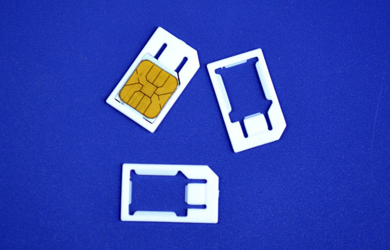 3FF 2FF στον πλαστικό προσαρμοστή καρτών μικροϋπολογιστών SIM για κανονικό κινητό
