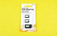 Πλαστικός τριπλός SIM προσαρμοστής ABS, 4FF - 3FF νανο στον προσαρμοστή μικροϋπολογιστών SIM