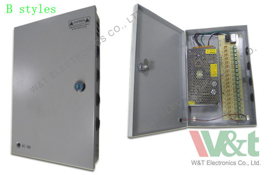 120W 12V παροχή ηλεκτρικού ρεύματος ΣΥΝΕΧΟΥΣ 10A CCTV 18 Switcher καμερών CCTV καναλιών κιβώτιο