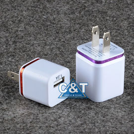 Διπλό σπίτι Iphone 6 2-τόνου προσαρμοστών δύναμης εναλλασσόμενου ρεύματος Usb λιμένων 3.1A φορτιστής τοίχων