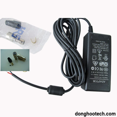 Μαύρο/γκρίζο συνεχές ρεύμα 6pin Hr10A-7p-6s προσαρμοστών παροχής ηλεκτρικού ρεύματος καμερών μετατροπής 12V (73)