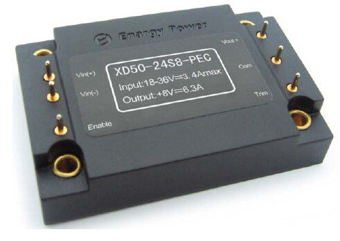 18 ‐ 36 μετατροπέας παραγωγή 8V xd50-24s8-PEC συνεχούς συνεχούς ρεύματος τάσης εισαγωγής Β 50 Watt