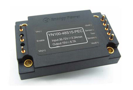 100W ρεύμα-ΣΥΝΕΧΗΣ μετατροπέας 15 τάση με Solderability iec60068-2-20 yn100-48s15-PEC