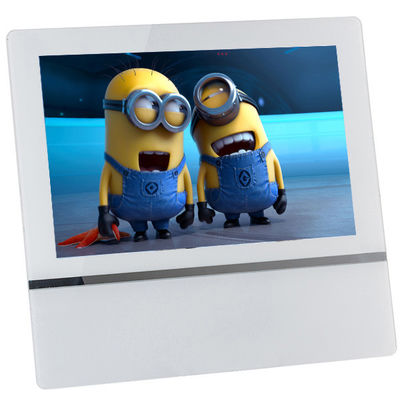 21.5inch άσπρη του Media Player 1080p υψηλή καθορισμού τηλεοπτικής επίδειξης επίδειξη διαφήμισης δικτύων οθόνης αρρενωπή με WIFI