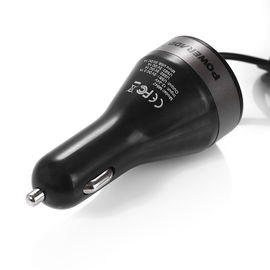 4.2A 21W τρία φορτιστής αυτοκινήτων λιμένων USB με τον ενσωματωμένο προσαρμοστή δύναμης καλωδίων μικροϋπολογιστών USB