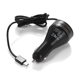 4.2A 21W τρία φορτιστής αυτοκινήτων λιμένων USB με τον ενσωματωμένο προσαρμοστή δύναμης καλωδίων μικροϋπολογιστών USB