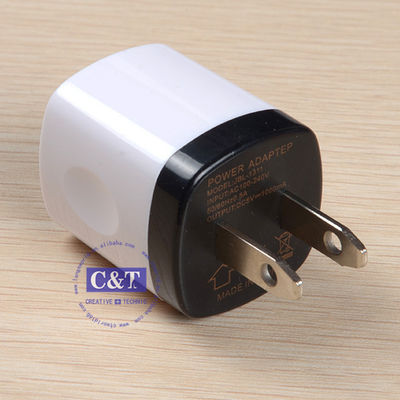 Σπίτι 1.0 ταξιδιού USB Amp βούλωμα φορτιστών τοίχων προσαρμοστών δύναμης για Iphone 6/6 συν 5s τη Samsung