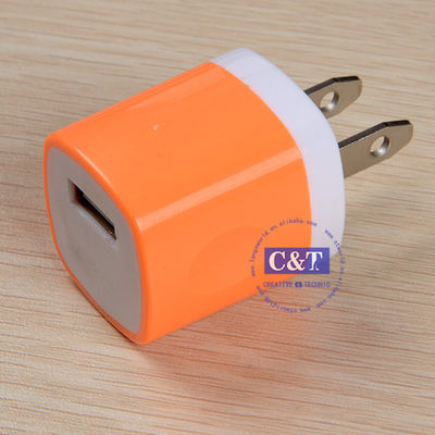 Σπίτι 1.0 ταξιδιού USB Amp βούλωμα φορτιστών τοίχων προσαρμοστών δύναμης για Iphone 6/6 συν 5s τη Samsung