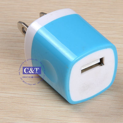 Σπίτι 1.0 ταξιδιού USB Amp βούλωμα φορτιστών τοίχων προσαρμοστών δύναμης για Iphone 6/6 συν 5s τη Samsung