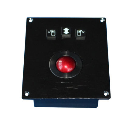 Μαύρη 25mm στρατιωτική Trackball απόδειξη βανδάλων με την κόκκινη φαινολική ρητίνη Mechnical