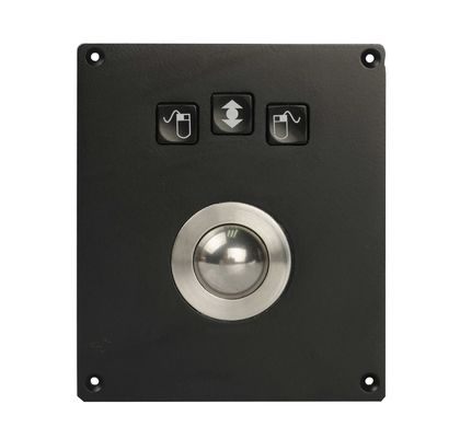 Μαύρη 25mm στρατιωτική Trackball απόδειξη βανδάλων με την κόκκινη φαινολική ρητίνη Mechnical