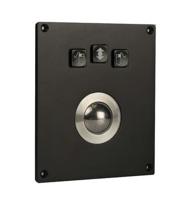 Μαύρη 25mm στρατιωτική Trackball απόδειξη βανδάλων με την κόκκινη φαινολική ρητίνη Mechnical