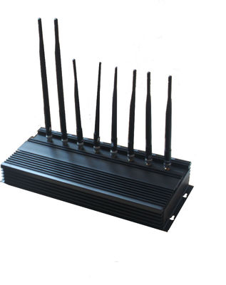 Jammer υψηλής δύναμης 35dBm 4G WIFI/Blocker est-808N3 για στρατιωτικό, μαύρος