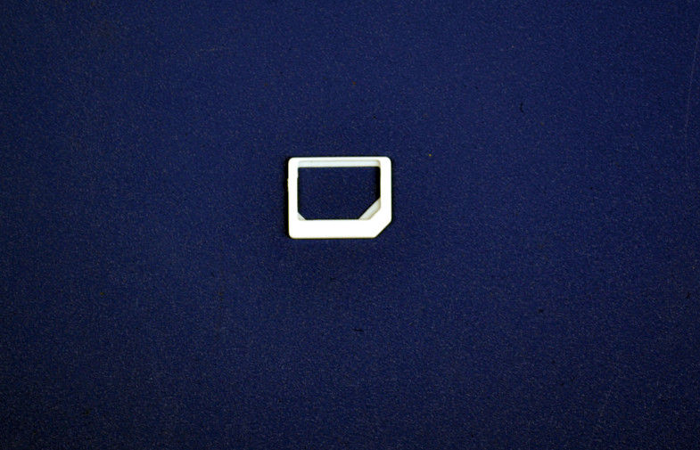 Άσπρος νανο SIM χρώματος προσαρμοστής PC νανο 3FF μίνι - κάρτα UICC