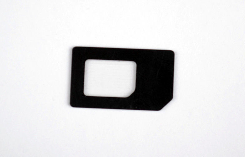 Μαύρο IPhone 5 νανο προσαρμοστής SIM με νανο 4FF - 3FF