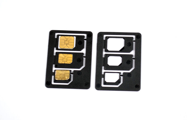 Μικροϋπολογιστής και νανο πλαστικός τριπλός προσαρμοστής SIM για το iPhone 5/4S