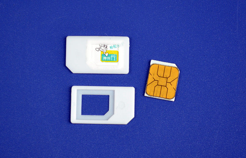 Πλαστικός προσαρμοστής καρτών μικροϋπολογιστών SIM ABS μαύρος για το κανονικό κινητό τηλέφωνο